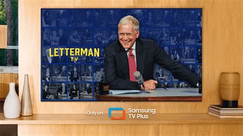 samisuga|David Letterman FAST Channel Launches on Samsung TV Plus